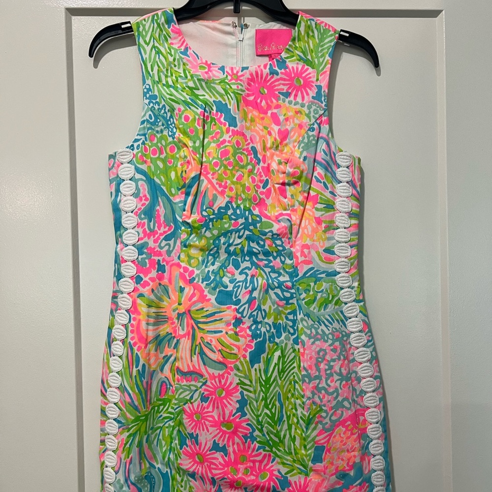 Lilly Pulitzer Mila Shift Dress Discontinued Lovers Coral